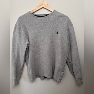 Polo by Ralph Lauren Light Gray Crewneck Sweater